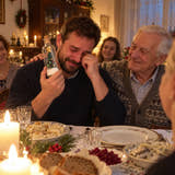 Photo d’illustration : Des larmes de joie au repas de Noël.