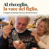 Foto illustrativa: al risveglio, la voce del figlio. Il regalo di Natale che non dimenticherà.